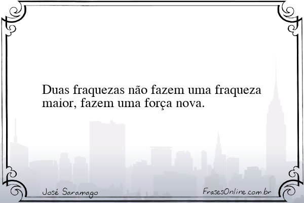 Frase de José Saramago