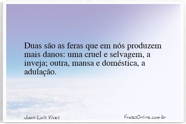 Frase de Juan Luís Vives