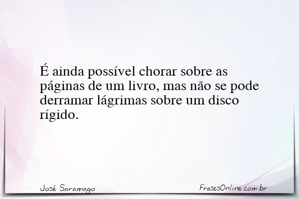 Frase de José Saramago