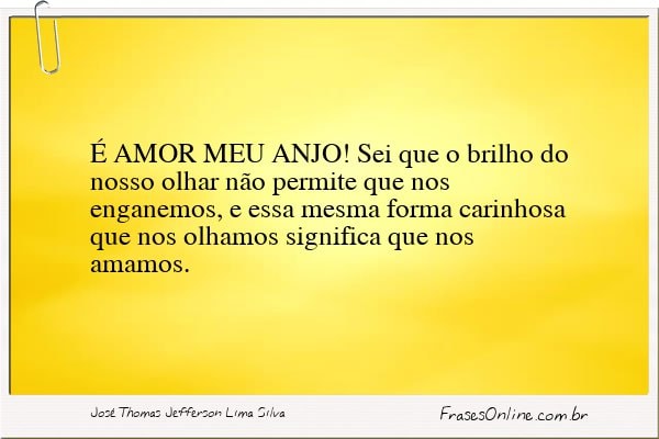 Frase de José Thomas Jefferson Lima Silva