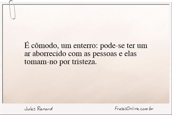 Frase de Jules Renard