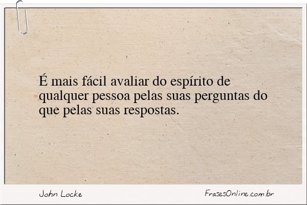 Frase de John Locke