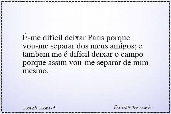 Frase de Joseph Joubert