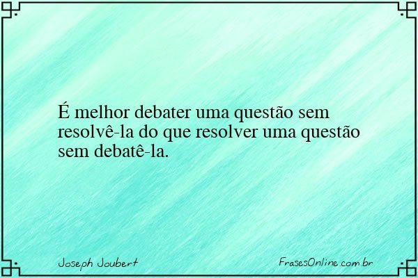 Frase de Joseph Joubert