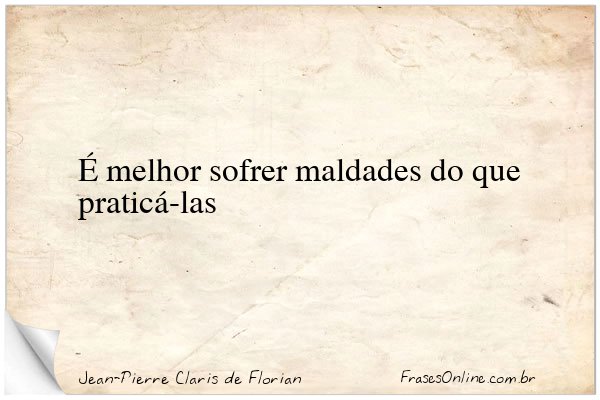 Frase de Jean-Pierre Claris de Florian