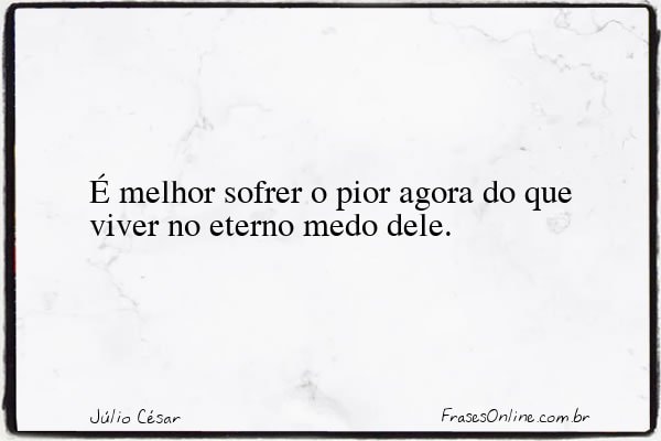 Frase de Júlio César