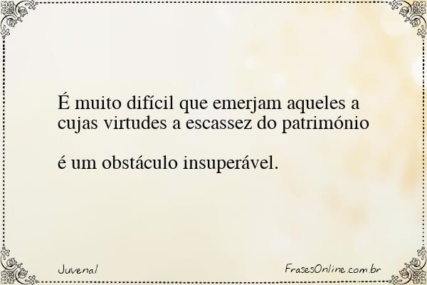 Frase de Juvenal