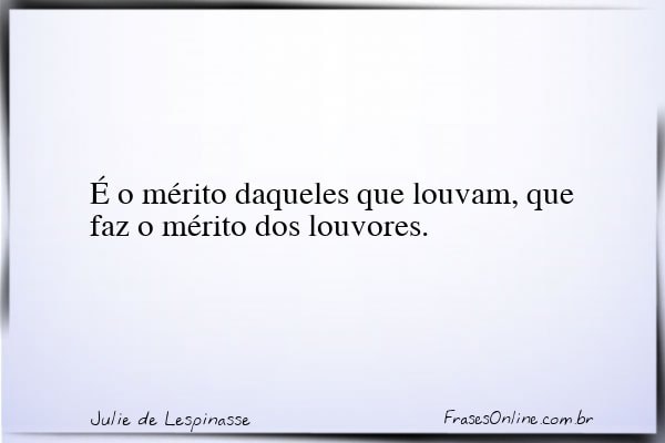 Frase de Julie de Lespinasse
