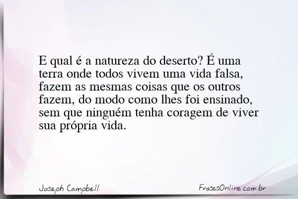 Frase de Joseph Campbell