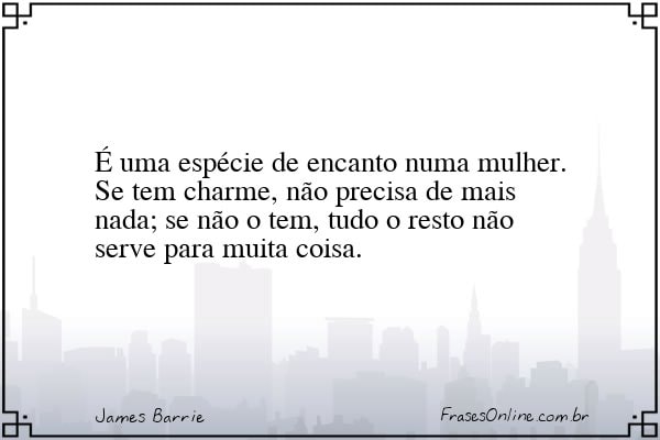 Frase de James Barrie