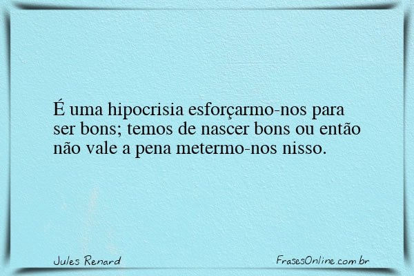 Frase de Jules Renard
