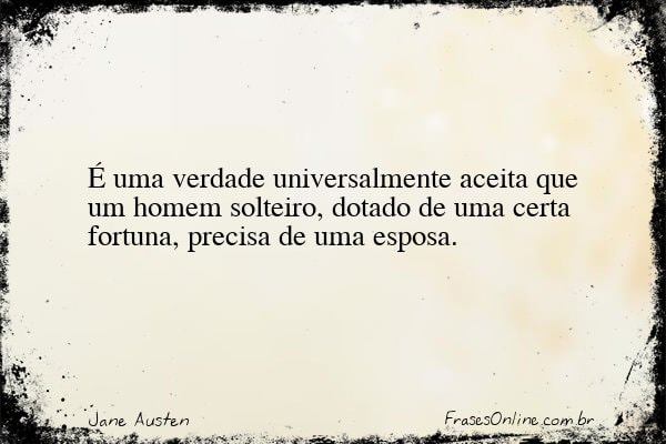 Frase de Jane Austen