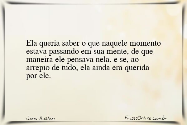 Frase de Jane Austen
