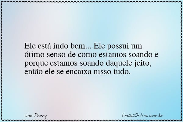 Frase de Joe Perry