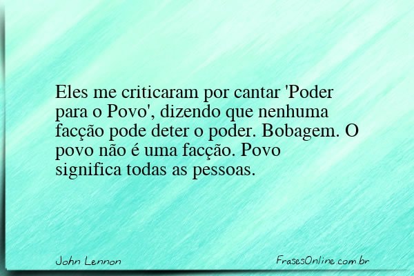 Frase de John Lennon