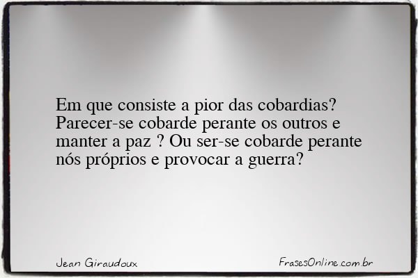 Frase de Jean Giraudoux