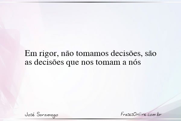 Frase de José Saramago