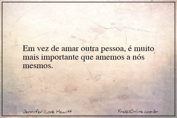 Frase de Jennifer Love Hewitt