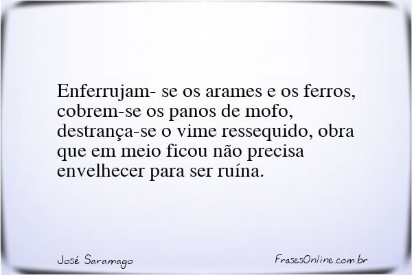 Frase de José Saramago