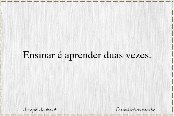 Frase de Joseph Joubert