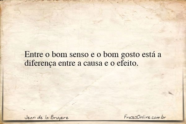 Frase de Jean de la Bruyere