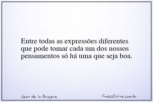 Frase de Jean de la Bruyere