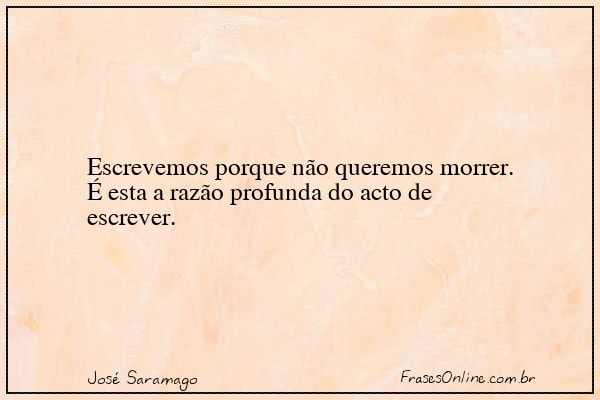 Frase de José Saramago