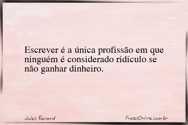 Frase de Jules Renard