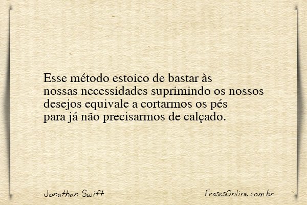 Frase de Jonathan Swift