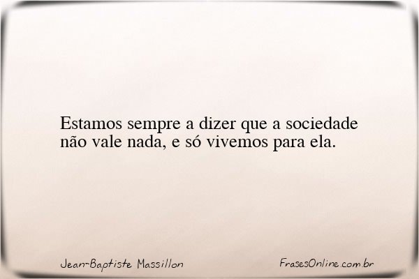 Frase de Jean-Baptiste Massillon