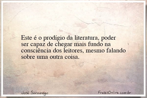 Frase de José Saramago
