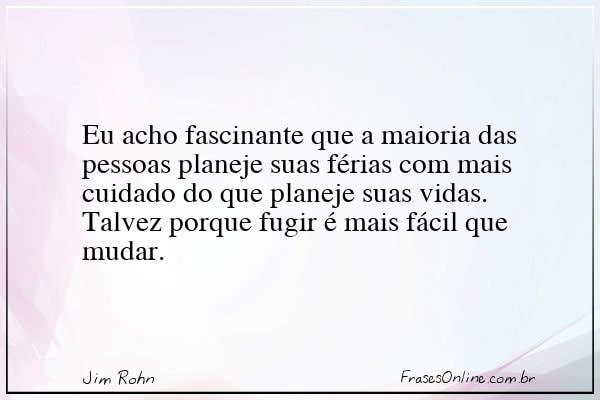 Frase de Jim Rohn
