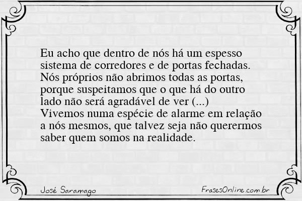 Frase de José Saramago