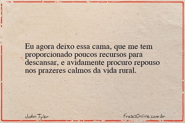 Frase de John Tyler