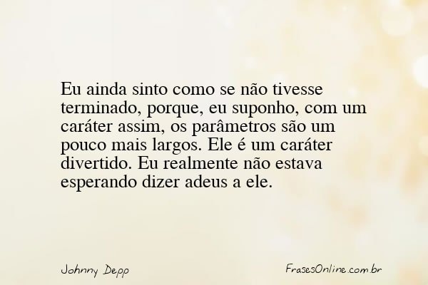 Frase de Johnny Depp