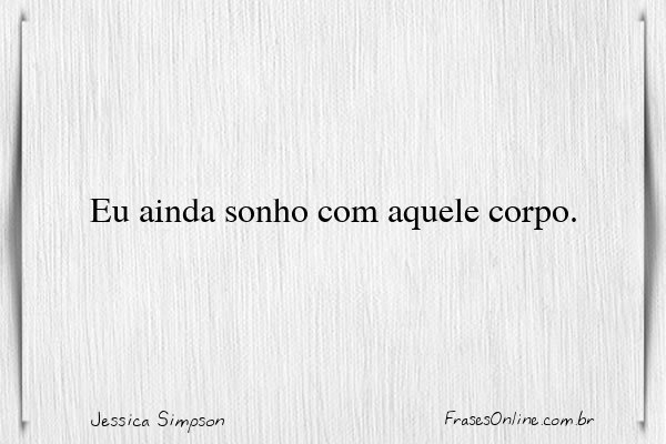 Frase de Jessica Simpson