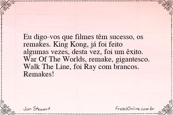 Frase de Jon Stewart