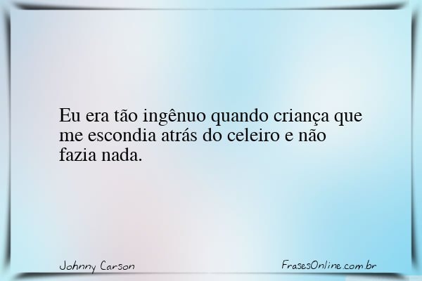 Frase de Johnny Carson