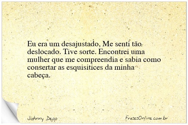 Frase de Johnny Depp