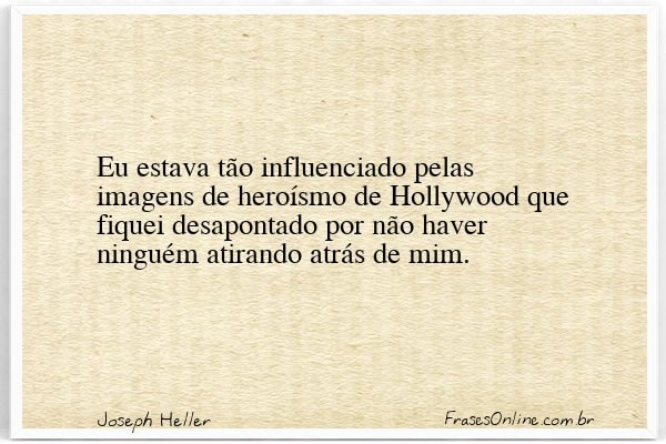 Frase de Joseph Heller