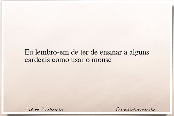 Frase de Judith Zoebelein