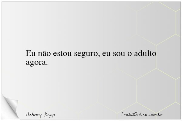 Frase de Johnny Depp