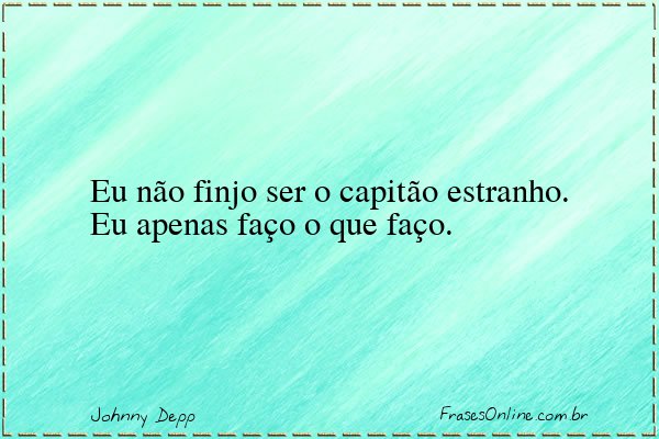 Frase de Johnny Depp