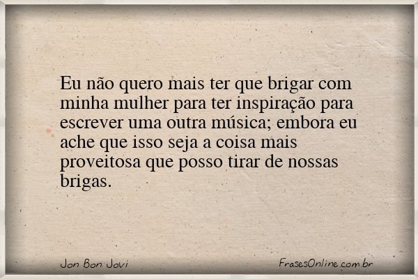 Frase de Jon Bon Jovi