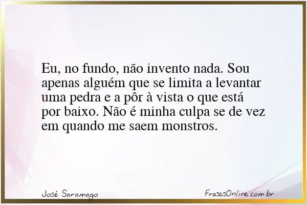 Frase de José Saramago