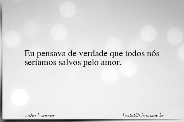 Frase de John Lennon