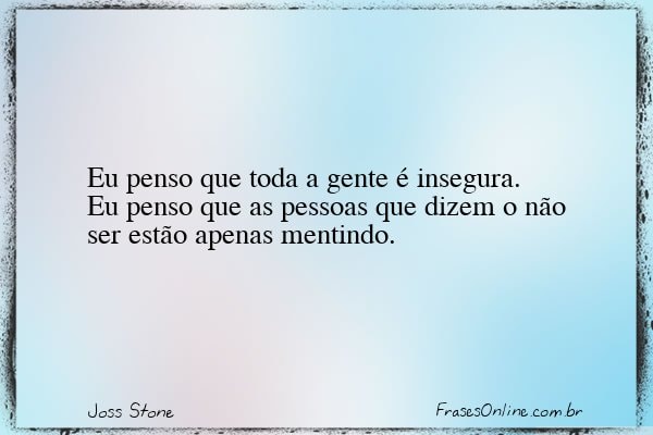 Frase de Joss Stone