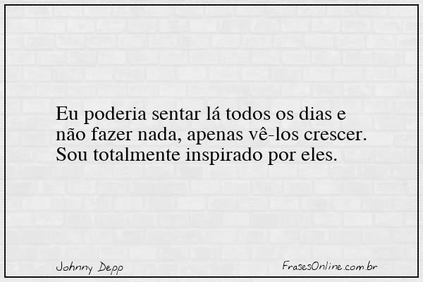 Frase de Johnny Depp