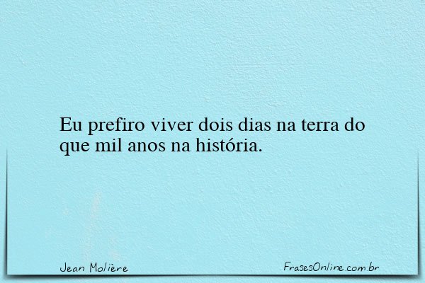 Frase de Jean Molière