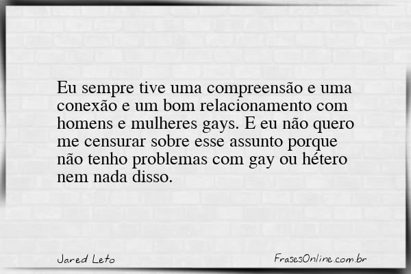 Frase de Jared Leto